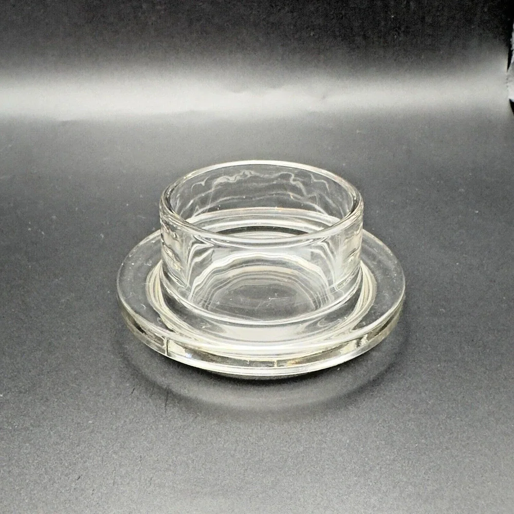 Vintage Princess House Covered Butter Dish Heritage Baby Cakes Small Round